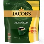 Вкуснейший кофе Jacobs Monarch 300+100 грамм Киев растворимый кофе,якобз монарх, якобс монарх, кофе сублимированный Киев