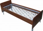 Металлические одноярусные двуспальные кровати, разборные конструкции сеток и спинок Уфа
